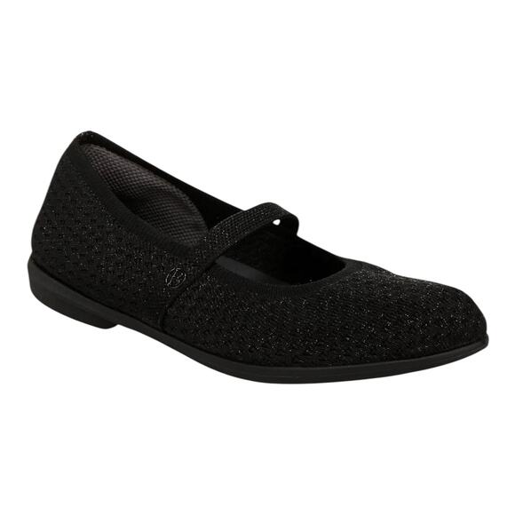 Bzees Shoes - Bzees For LifeStride Women's Keynote Washable Mary Jane Flats Black Size 8